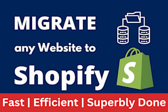 migrate wordpress to shopify or migrate wix website to shopify