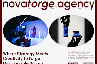design a modern and professional portfolio website
