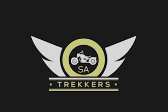 design modern awesome dirt bike logo