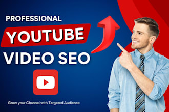 be your youtube manager for video SEO and super growth