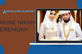 do online nikah imam for islamic sunnah wedding ceremony and nikah nama