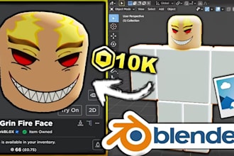 make your roblox ugc, hair, accessories for your store