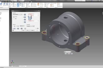 design 2d and 3d model for 3d printing cad modeling  patio rhino use solidworks