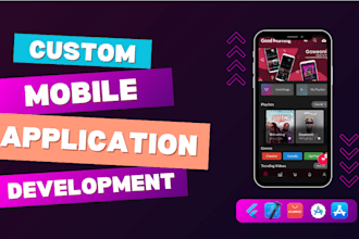 develop custom mobile app with flutter