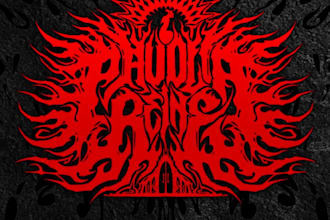 draw and design metal, death metal, slamming and brutal logo for you