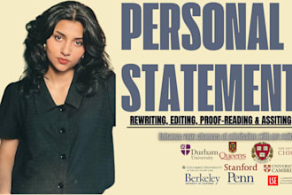 deep edit and review personal statement law, medical, grad school, college uc