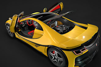 3d vehicle rendering, gtav, rc model,armored tank with zbrush, 3dwheel rendering