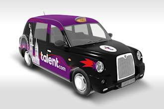 make unique, professional car, van, vehicle wrap design