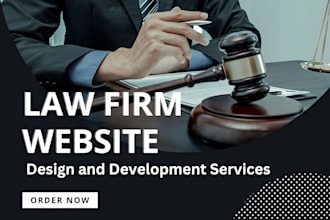 design a professional lawyer or law firm wordpress website