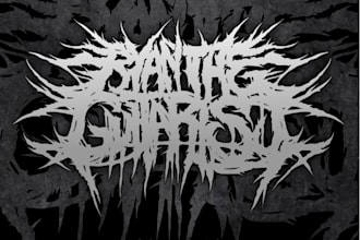 death metal, deathcore, metalcore, logo band merch