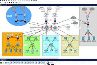 do cisco packet tracer, ccna, ccnp and computer networking related tasks