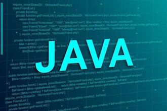 develop java swing, javafx, servlet, console projects with jdbc