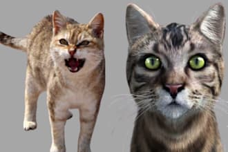 custom 3d animal model design 3d animal sculpting for 3d printing 3d pet stl