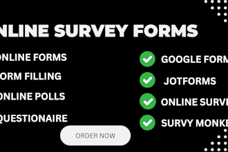 get 1000 audience to fill your online survey, poll, questionnaire