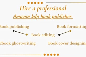 do book formatting amazon kdp book layout book publishing ebook design