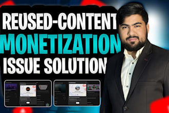 fix youtube monetization issues, reused content issue, adsense problem