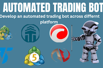 develop automated trading bot on ctrader, quantower, ninjatrader 8, tradestation