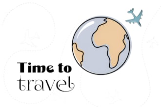 do professional travel, tour, outdoor, tourism logo or any graphics design