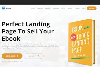 design audiobook shopify store book author website digital product ebook store