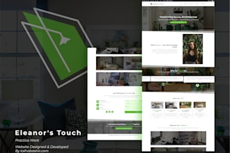 design a modern personal, portfolio, or coaching website with elementor