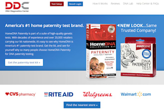do dna testing website elderly care website home care website healthcare website
