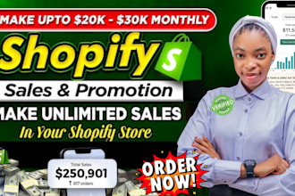 promote shopify  store, boost shopify sales, shopify dropshipping marketing, ads