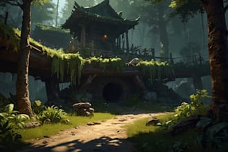 environment concept art landscape design