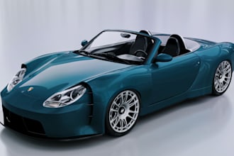 do 3d realistic interior car rim render,modified parts accessories,wheel tuning