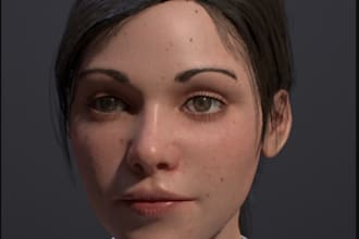 buildup 3d realistic metahuman character, ue5 rig, animate 3d, nsfw mascot model
