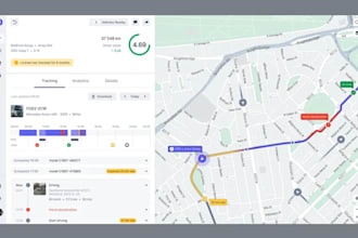 develop vehicle data logging, fleet management app, eld software, logistic app
