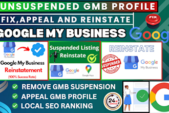 fix, unsuspended google my business reinstate gmb profile appeal gmb suspension