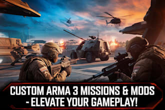 develop arma3 custom mission, mods, and server