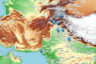 create an interactive maps with geojson layer