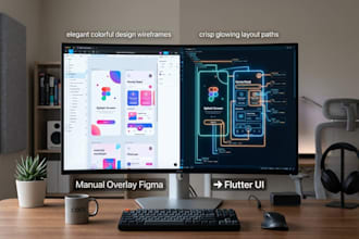 convert figma design into a scalable flutter mobile app