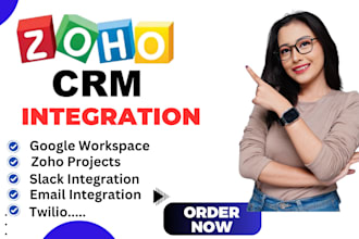 do api integration in zoho crm zapier quickbook twilio woocommerce shopify apps