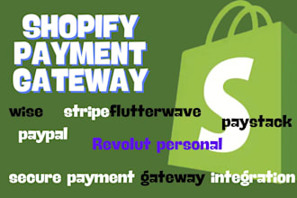 set up flutterwave personal revolut business shopify payment paystack