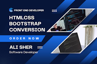 convert psd to html figma to html css xd to html bootstrap 5 responsive website