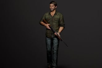 build realistic game character,3d humanoid,weapon model,nsfw model ue5 rig anima