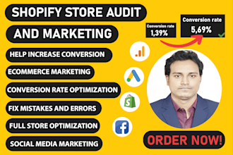 review, optimize, audit, ecommerce marketing, and shopify cro boost your sales