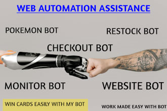 build monitor bot, restock bot, auto checkout bot, auto buying bot, add to cart