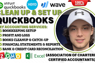 do set up clean up reconciliation and bookkeeping in quickbooks online wave xero