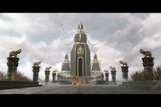 draw environment illustration or background