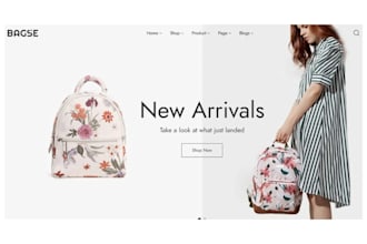 design travel accessories shopify store travel backpack website bag travel guide