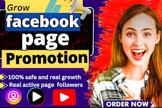 do grow facebook page promotion following fast organically