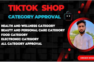 assist tiktok shop category approval for any restricted product fast