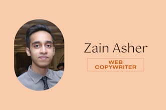 be your professional seo website copywriter