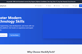 professional website, full stack spring boot, API, react developer