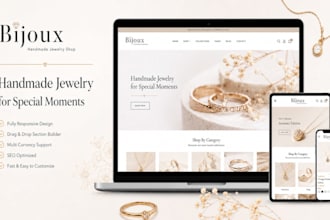 design a handmade website for your artisanal business