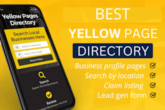 do directory listing website like yellow page,yelp,nextdoor,craigslist,hotfrog