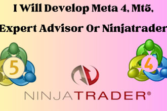 develop meta 4, mt5, expert advisor or ninjatrader